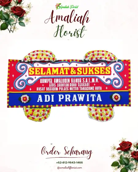 Papan Bunga Ucapan Selamat Fatmawati